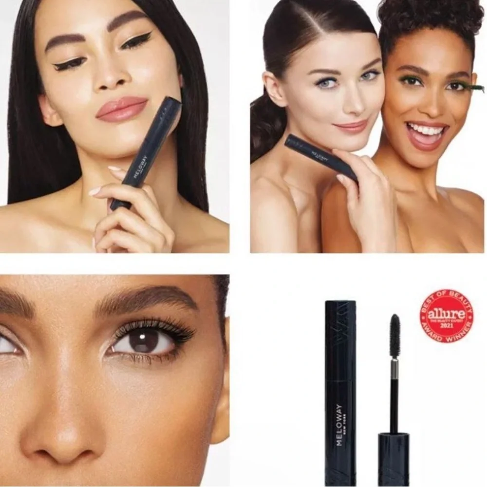 ✨ Meloway Your Way Mascara Super Black Volumizing Vegan Full Size